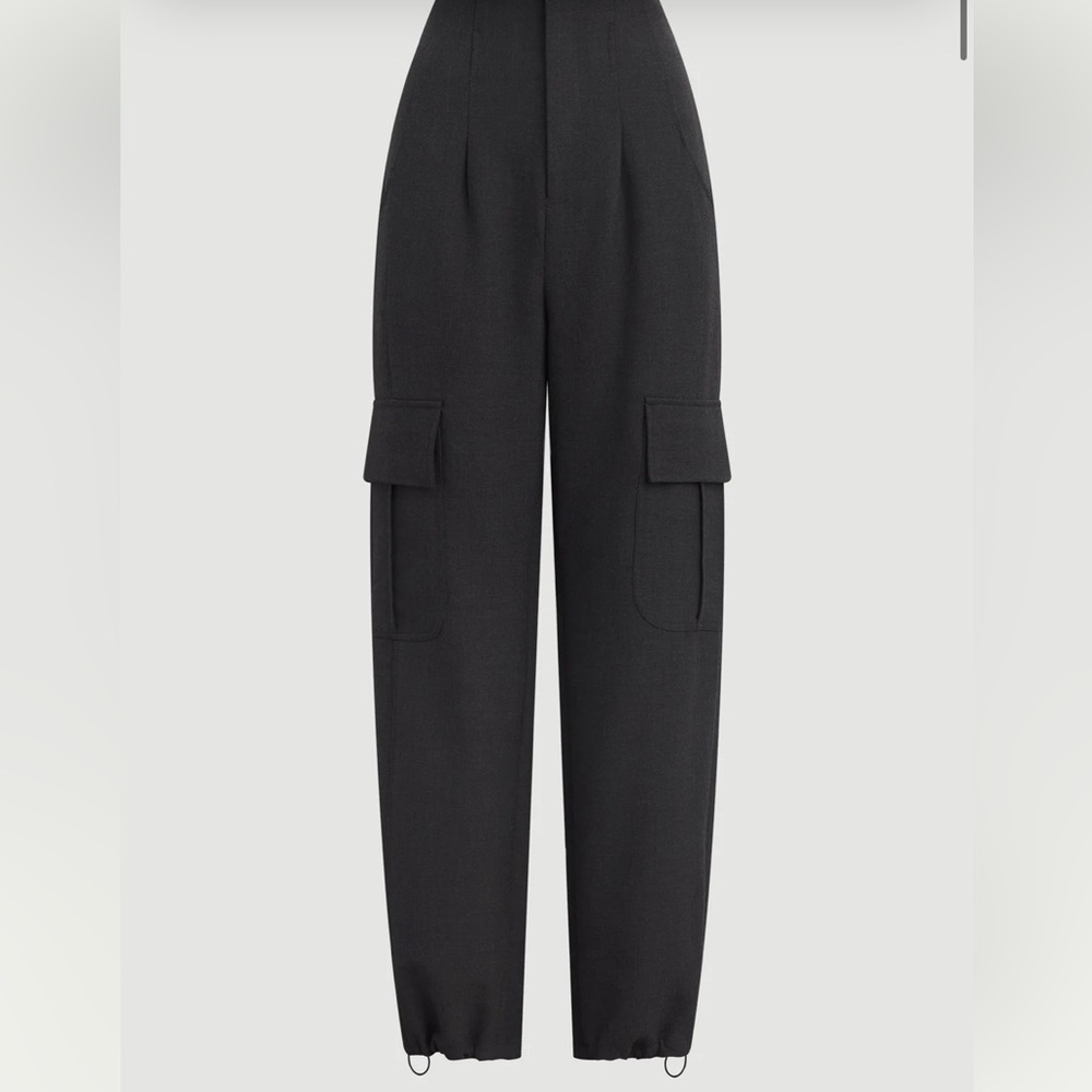 Modern Citizen Black Wide-Leg Cargo Pants - Picture 2 of 11